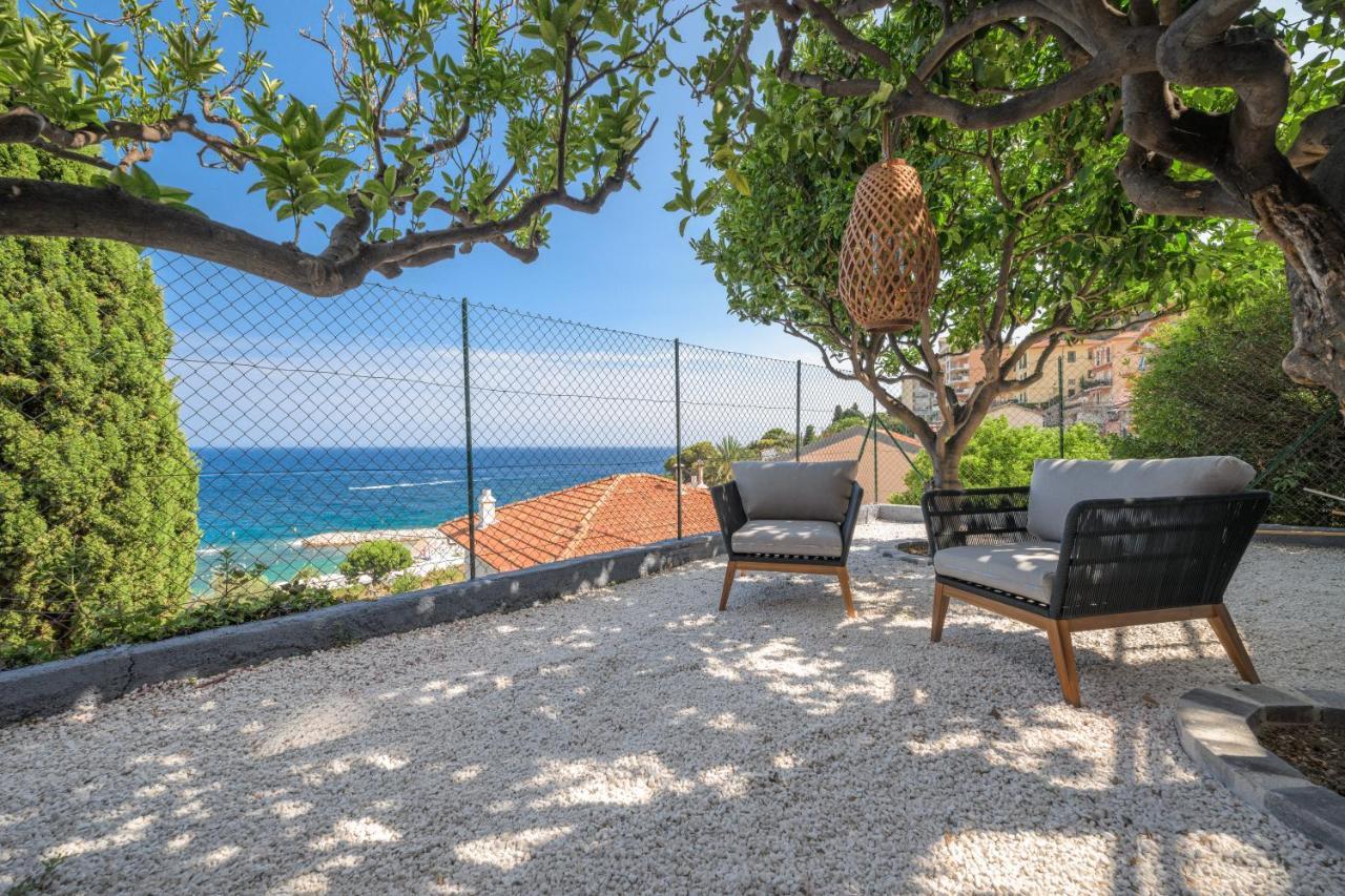 Proche Monaco, Vue Mer, Acces Plage Et Jardin Privatif Saint-Antoine  Dış mekan fotoğraf